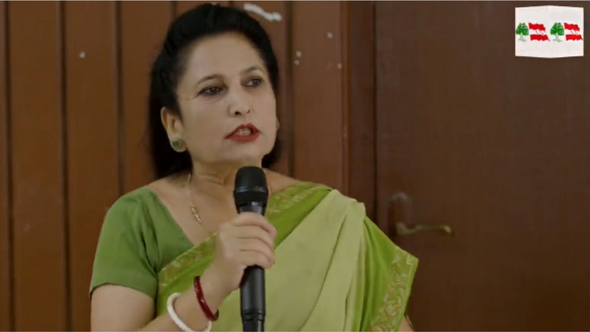 महामन्त्री थापाले उठाएको नेतृत्व परिवर्तनको एजेण्डा बेमौसमी बाजा : उर्मिला नेपाल